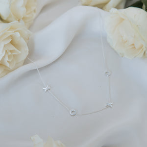 Luna & Rose XOXO Necklace - Silver