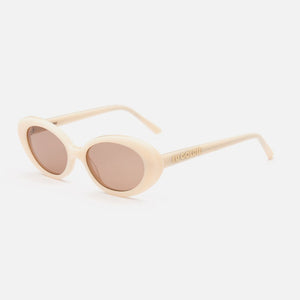 Lu Goldie - Jeanne Cream Sunglasses