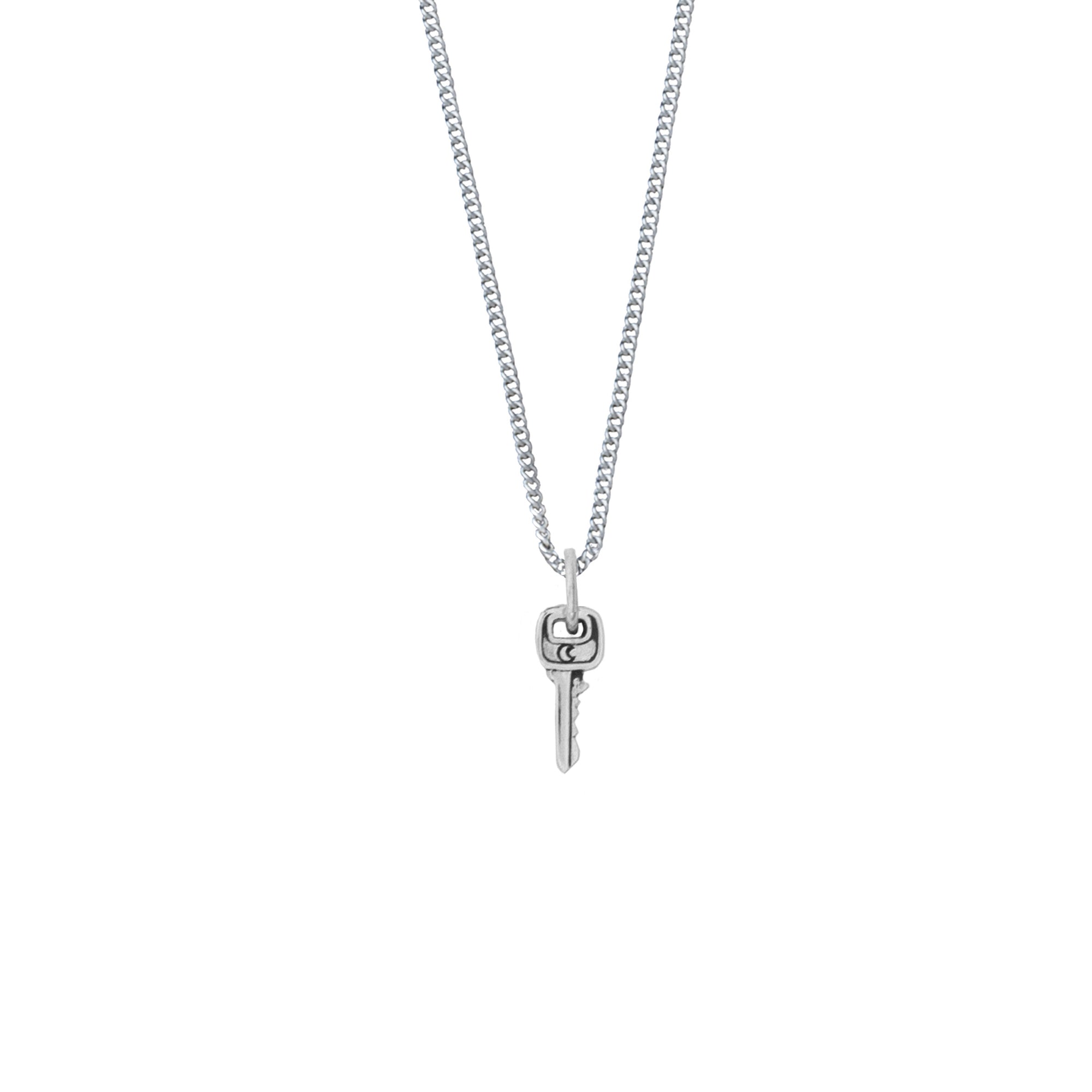 Key BFF Necklace SINGLE - Silver