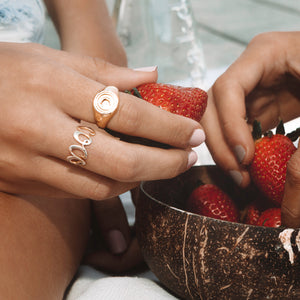 COCO ring in sterling Silver by Coconut and Bliss Influencer