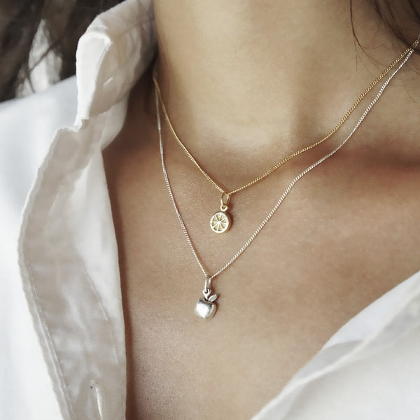 Gold Plane Necklace - Luna & Rose Sustainable Jewelry - Luna