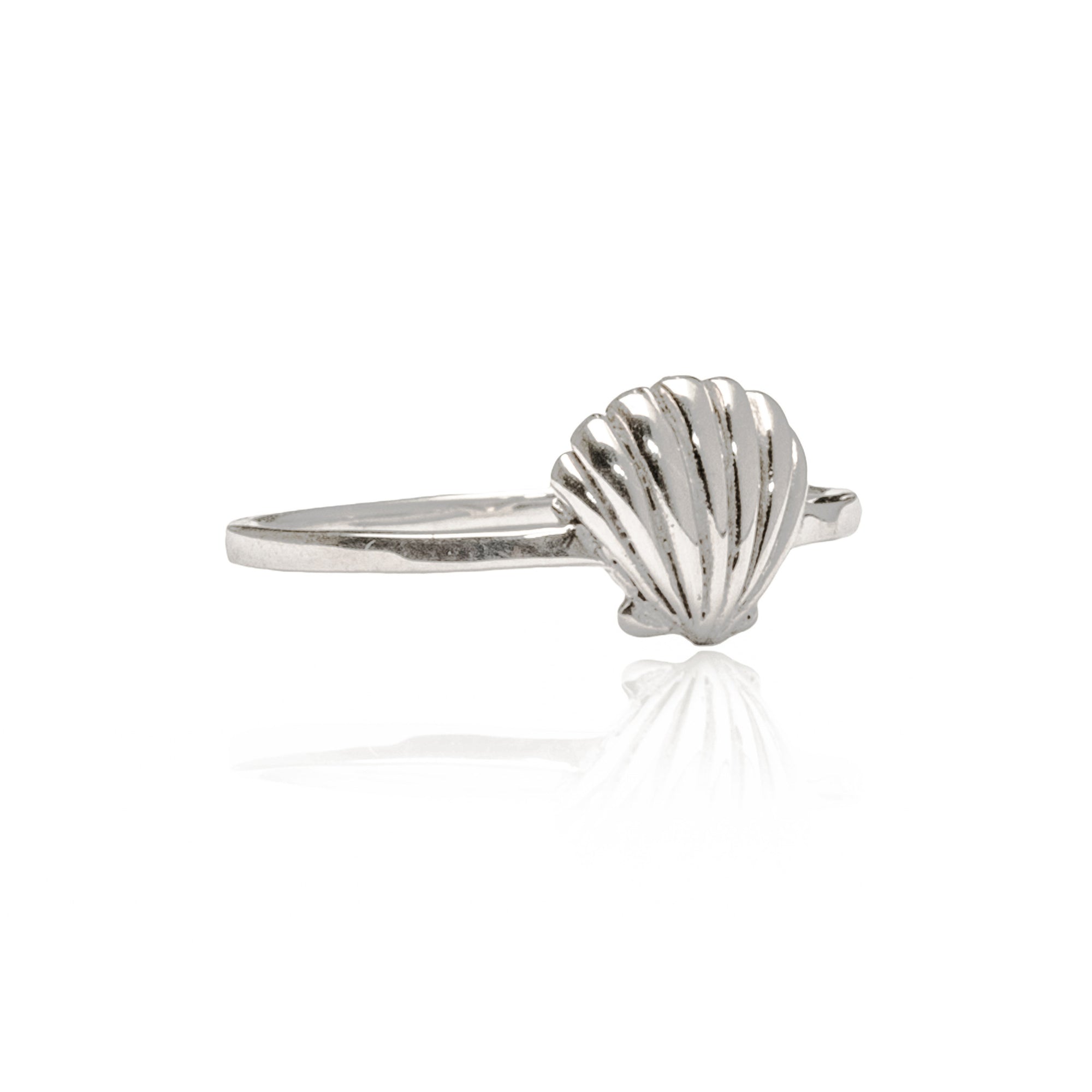 Luna & Rose - Silver Shell Ring