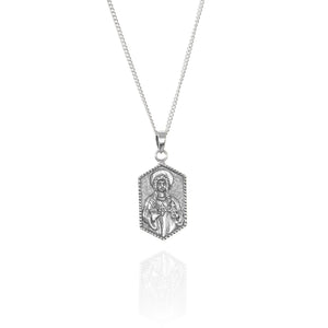 St Dwynwen - Patron Saint of Lovers Luna & Rose - Recycled Silver