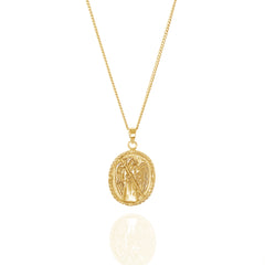 Gold St Raphael necklace - Luna & Rose Sustainable Jewellery