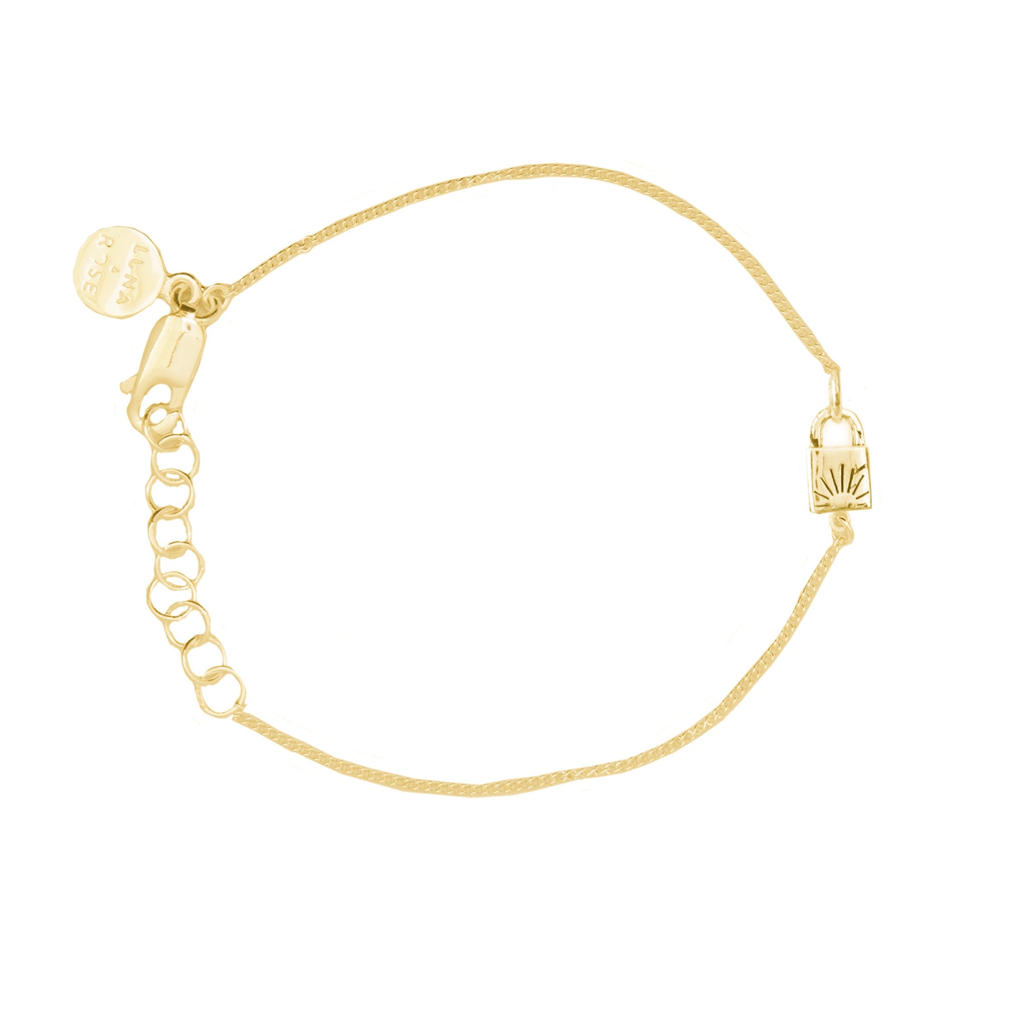 Lock & Key BFF Bracelet SET - Gold