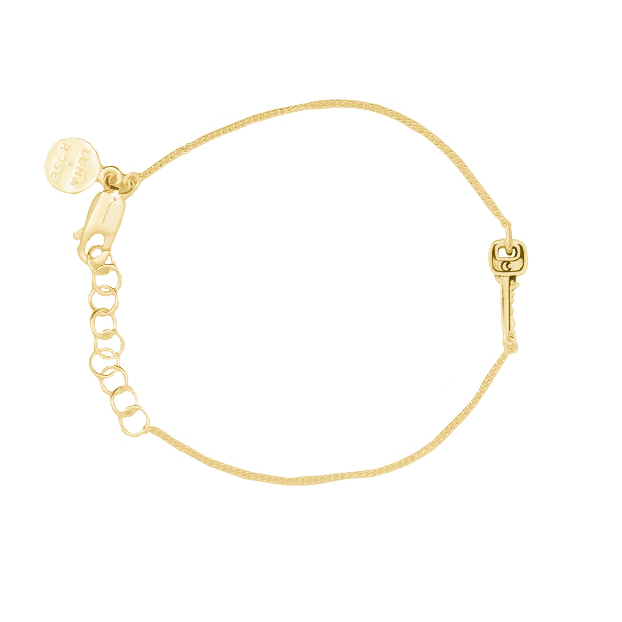 Lock & Key BFF Bracelet SET - Gold