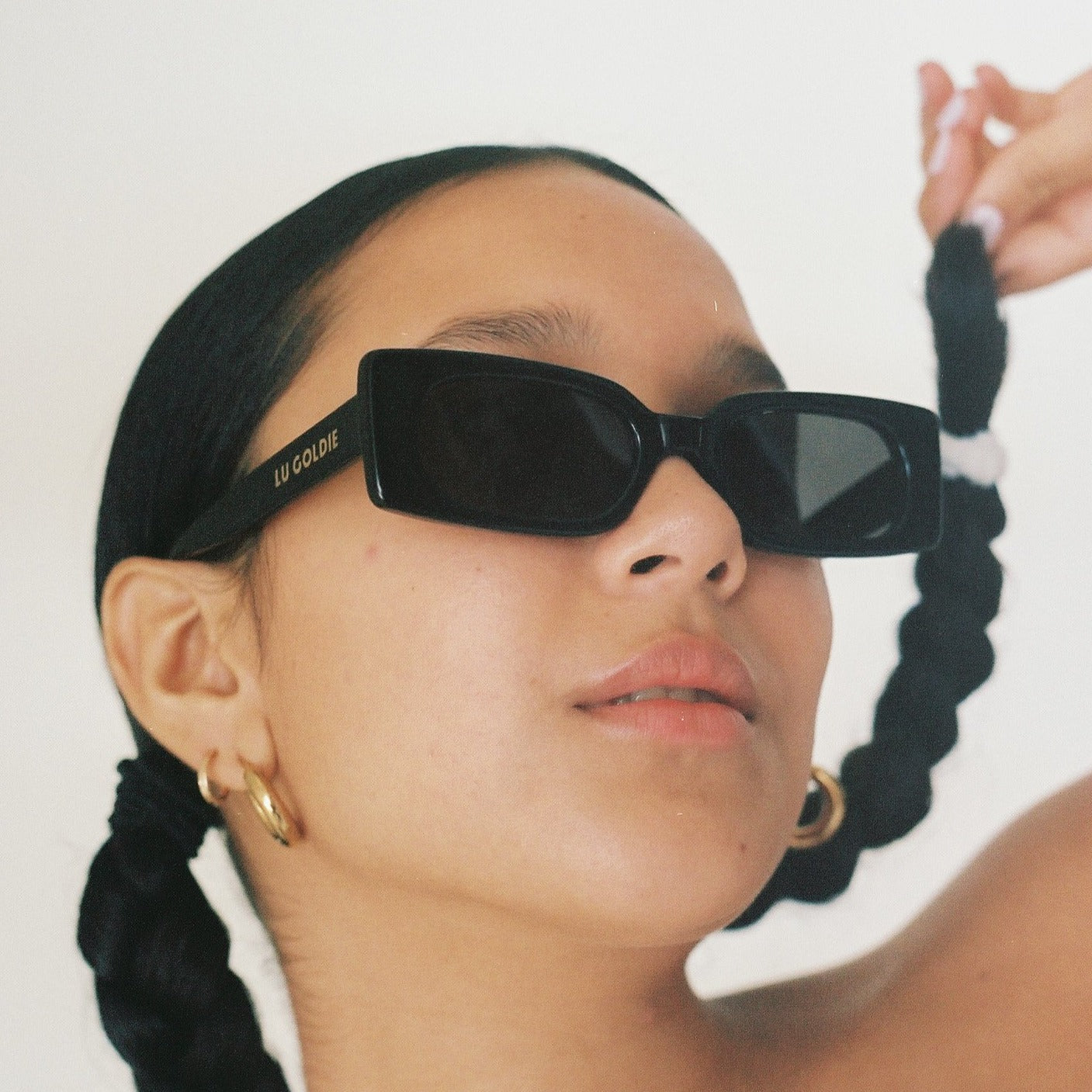 Lu Goldie Salome Sunglasses in Black 