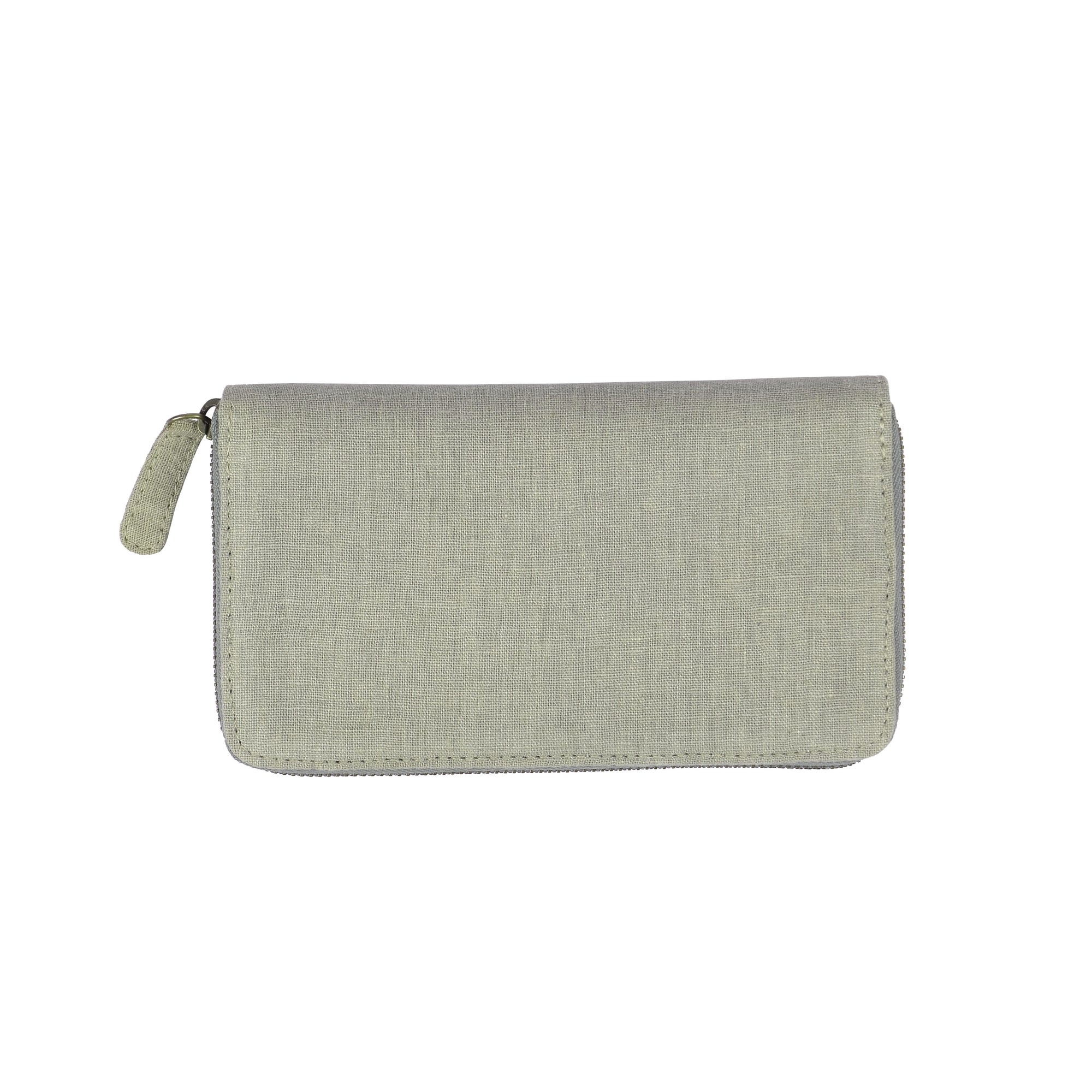 The Gary Wallet - Sage **Organically Plant Dyed**