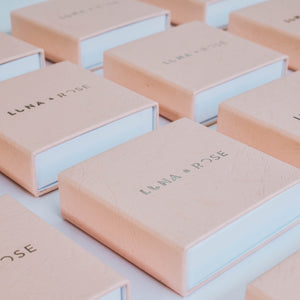 Luna & Rose Pink Jewellery packaging Boxes