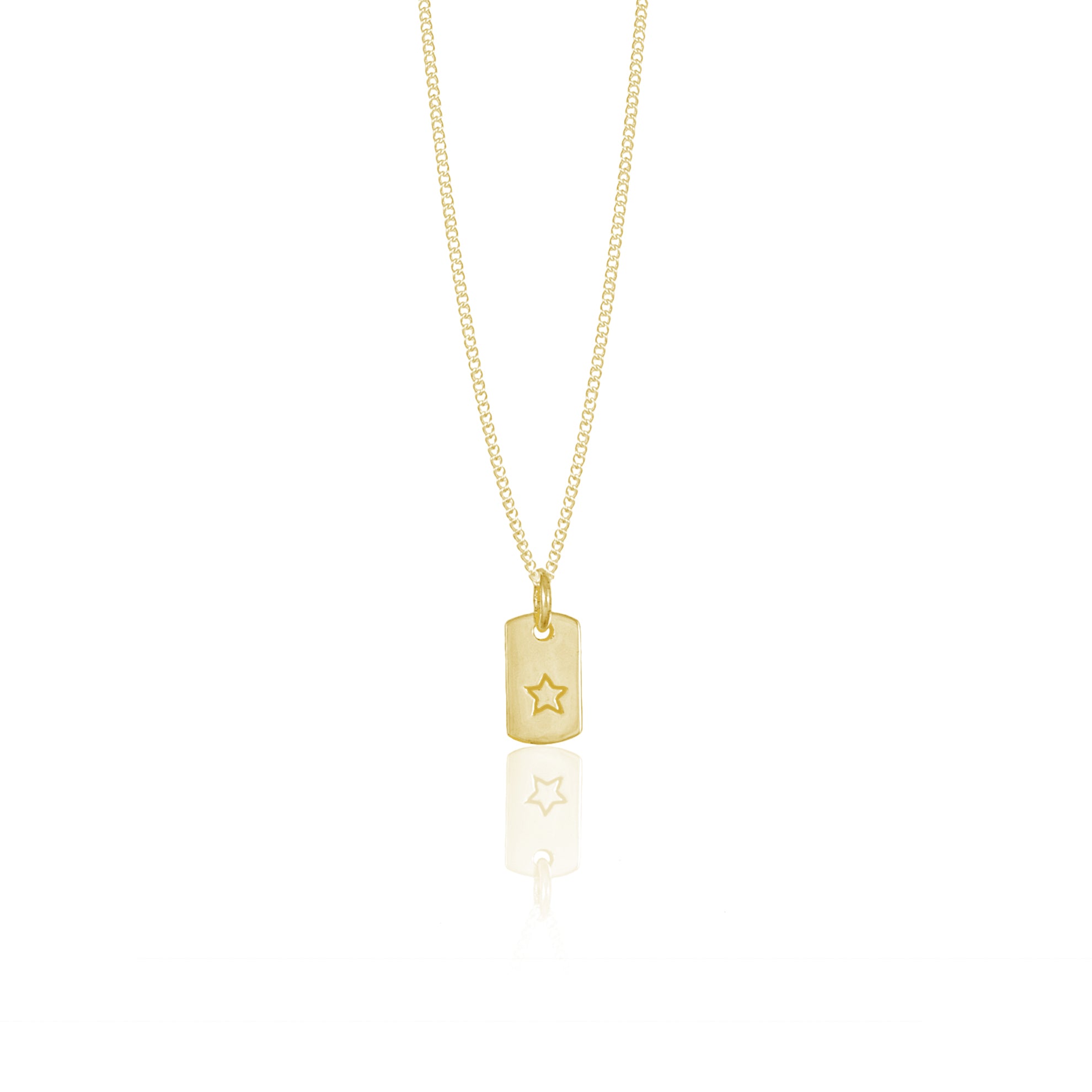 Starry Nights Necklace - Gold Chain Charm