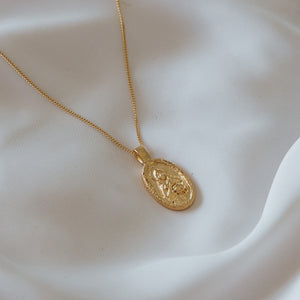 St Melangell - Patron Saint of Small Animals - CHARM ONLY - Gold