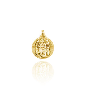 St Gabriel - Archangel Saint of Communication - CHARM ONLY - Gold