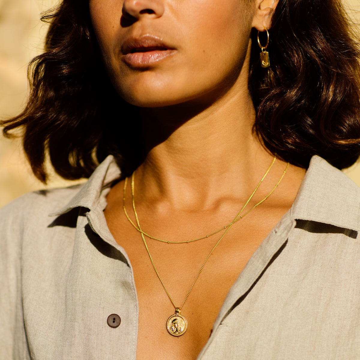 Mother teresa gold pendant Clearance