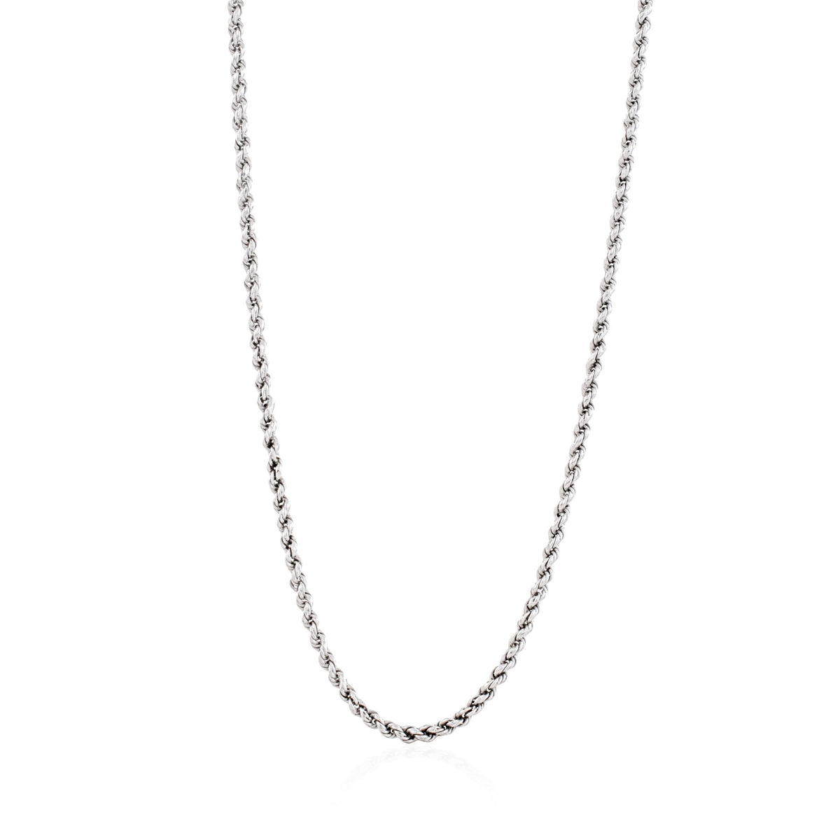 925 Sterling Silver Rope Chain Necklace | Luna & Rose