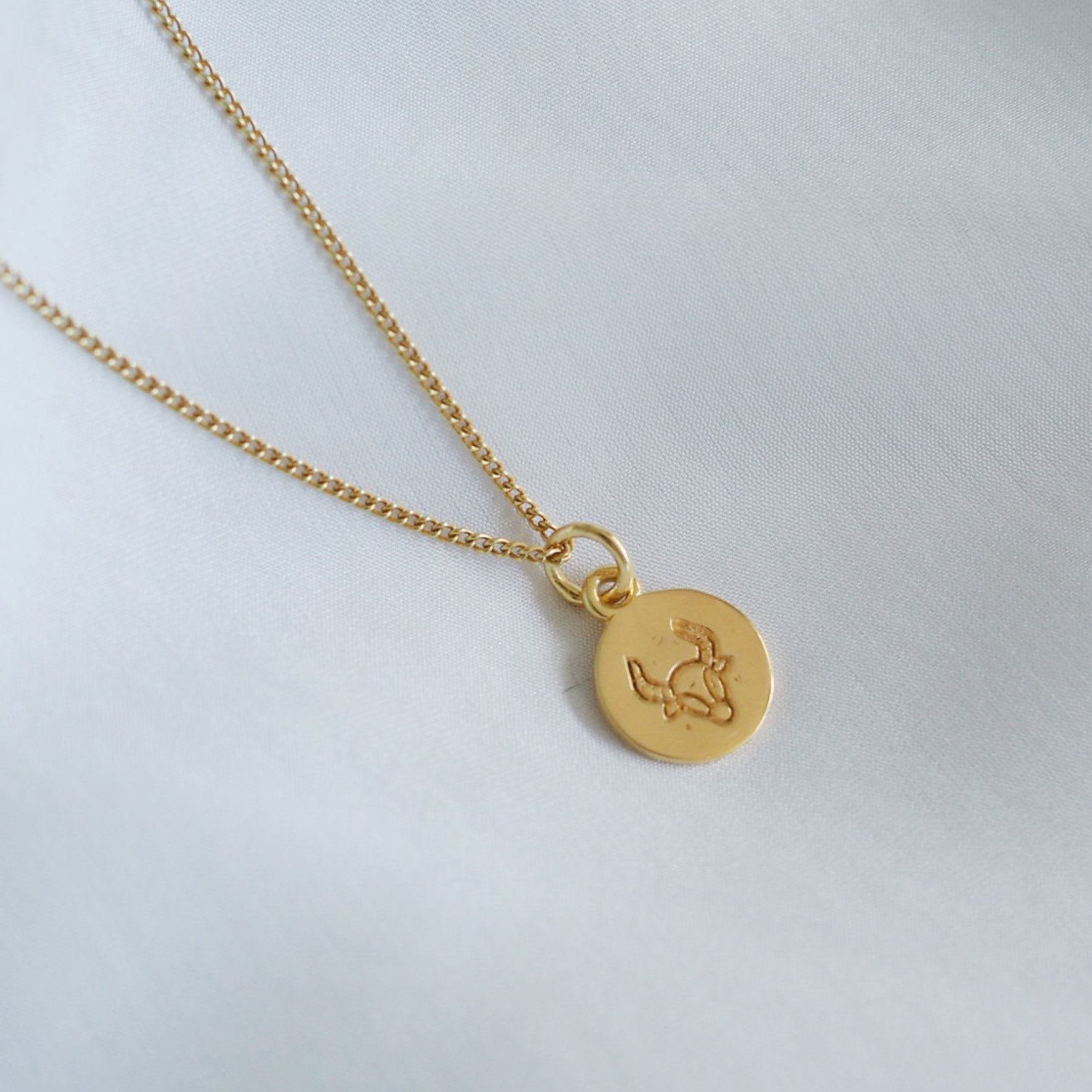 Taurus Mini Zodiac Charm - Gold