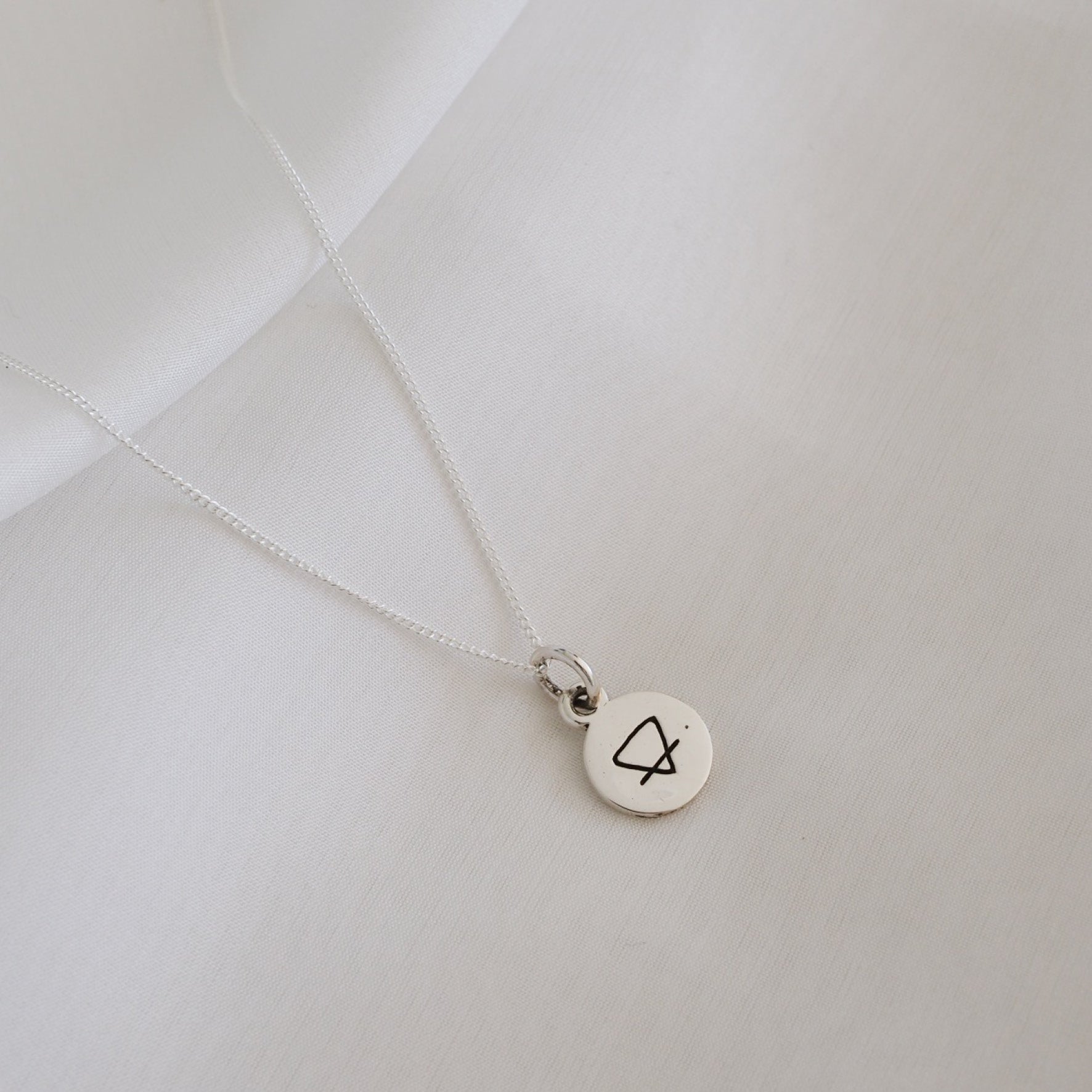 Earth Sign Mini Charm - Silver