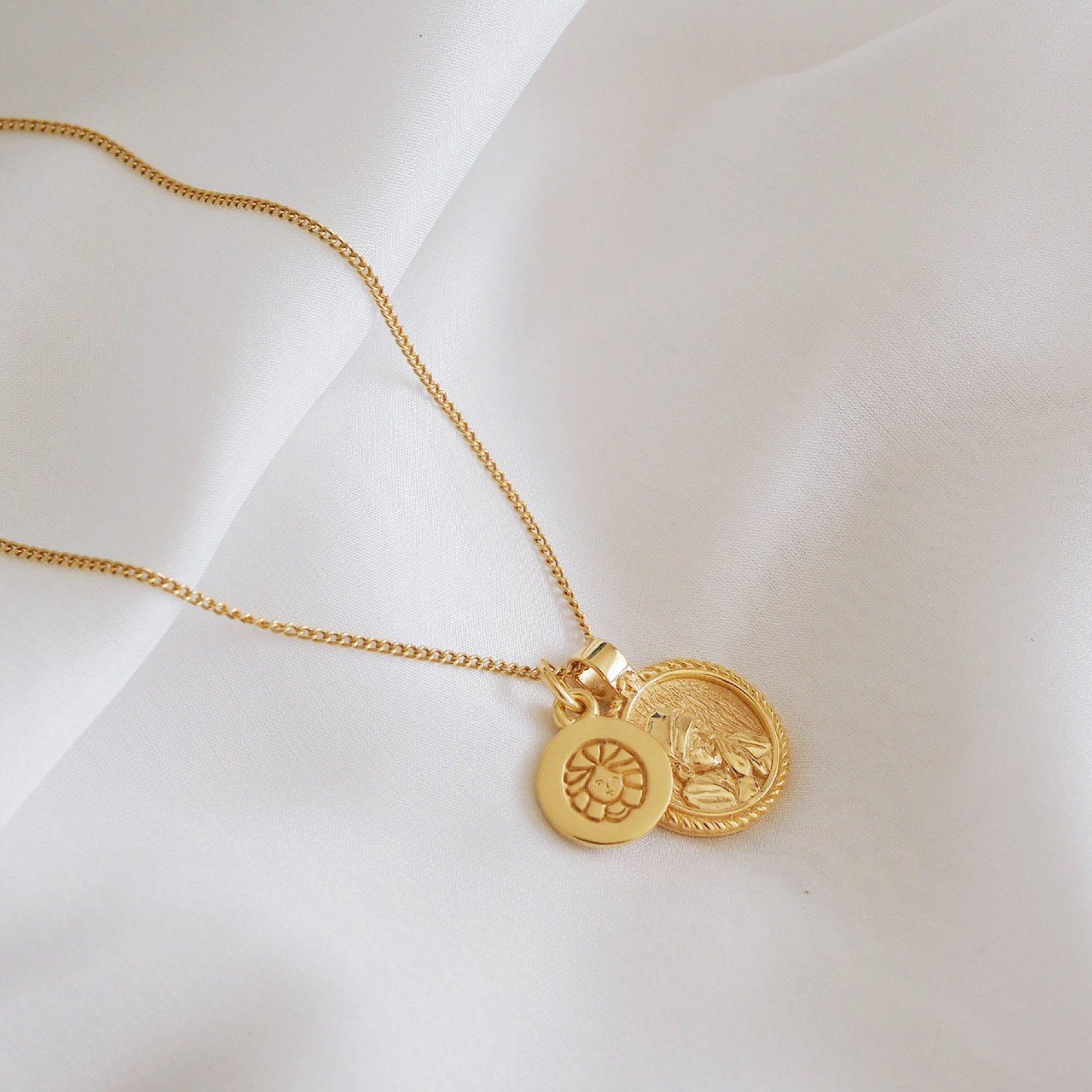 Virgo Mini Zodiac Charm - Gold