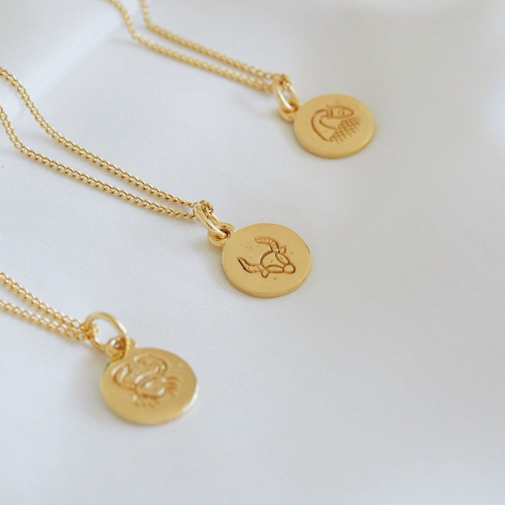 Taurus Mini Zodiac Charm - Gold