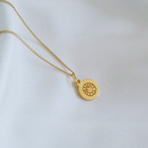 Virgo Mini Zodiac Charm - Gold