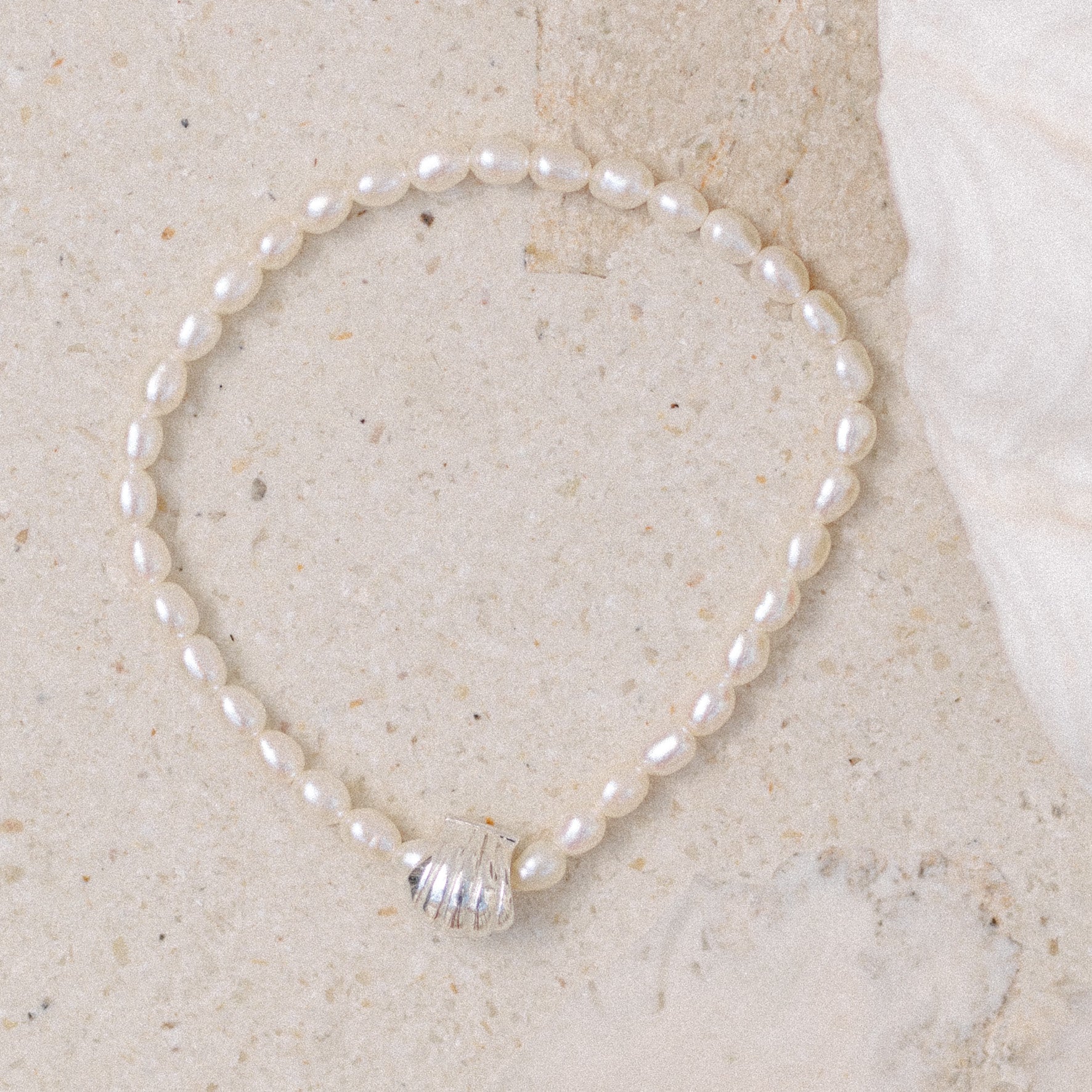 Luna & Rose Pearly Whites Bracelet Silver