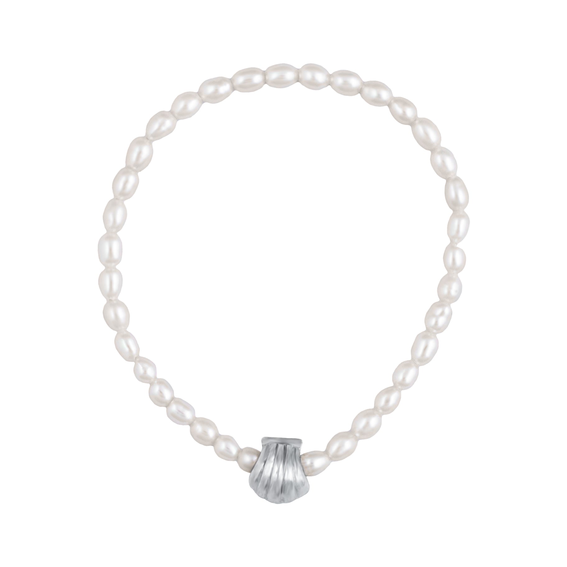 Luna & Rose Pearly Whites Bracelet Silver