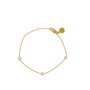 Maisy Chain & Pearl Bracelet - Luna & Rose