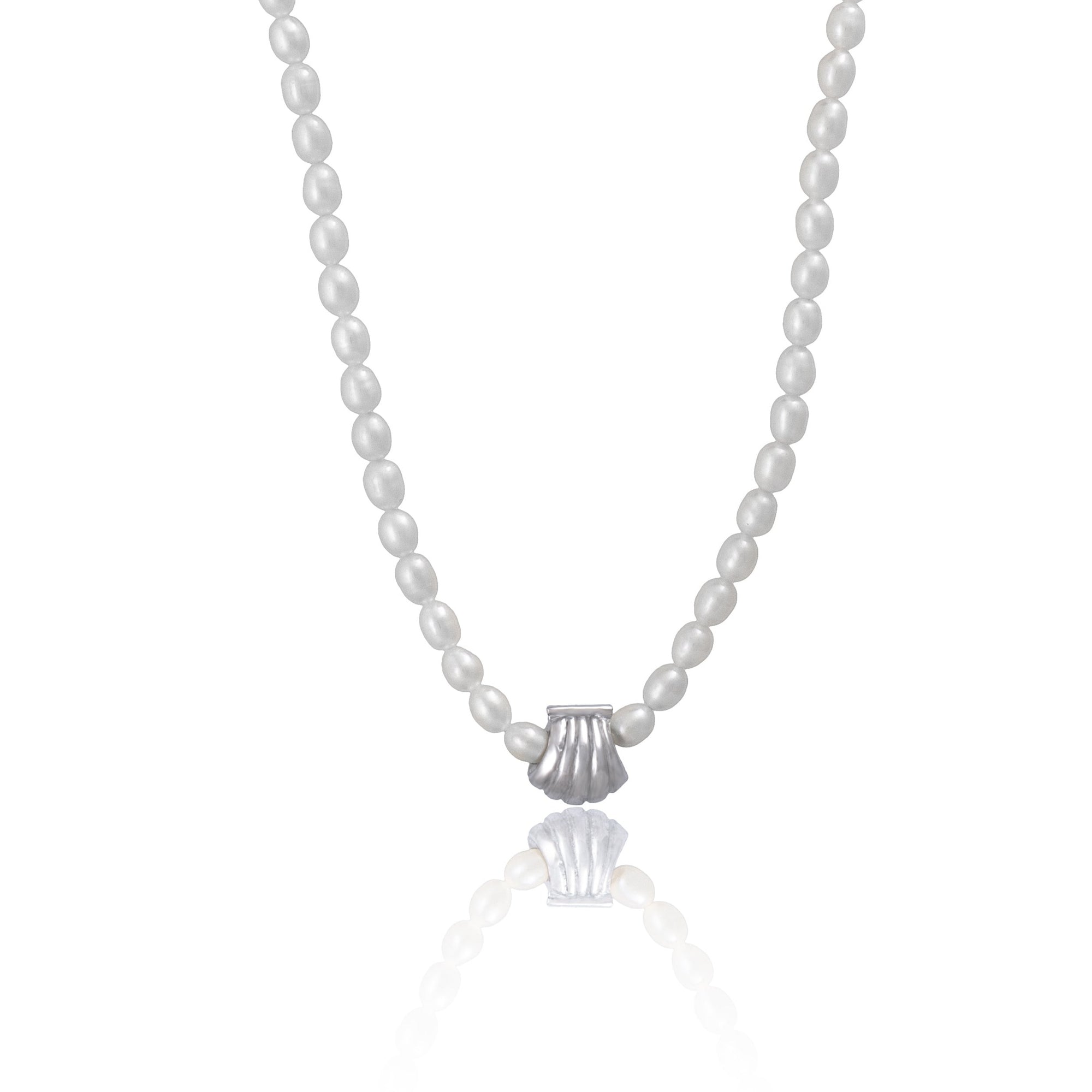 Pearly Whites Necklace Silver Sustainably sourced