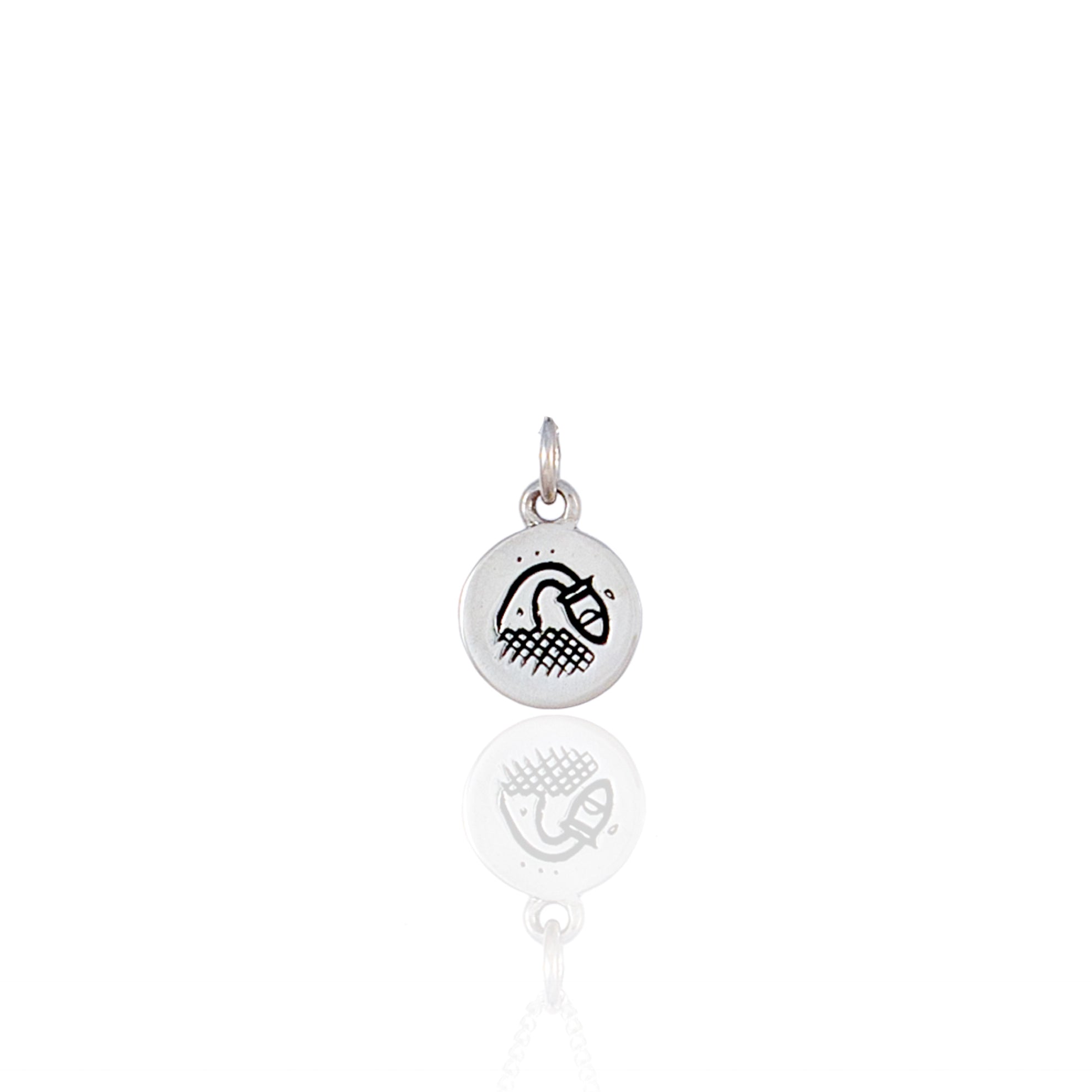 Aquarius Mini Zodiac Charm - Silver