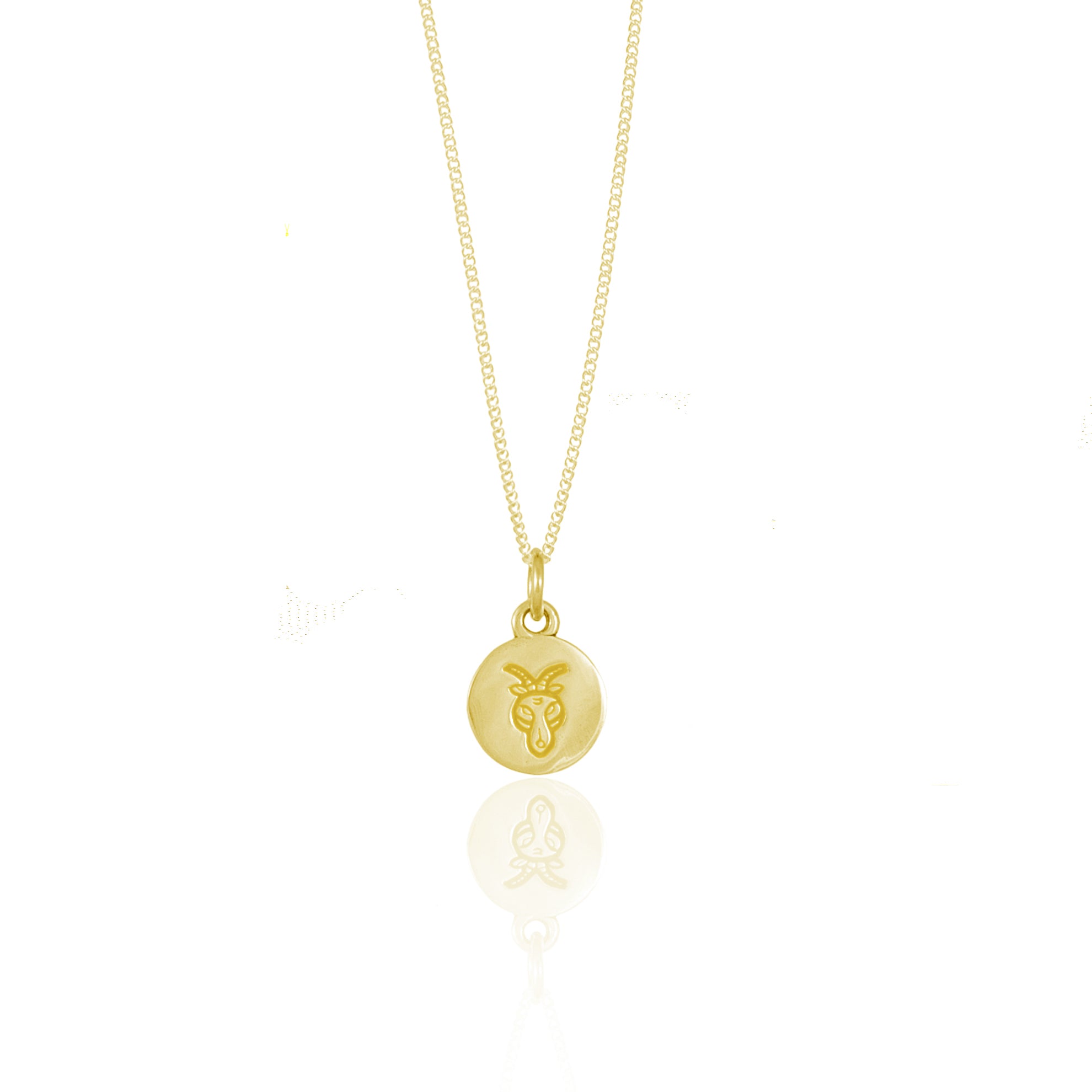 Capricorn Mini Zodiac Charm - Gold