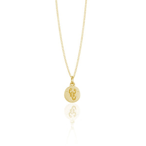 Scorpio Gold NEcklace Charm 