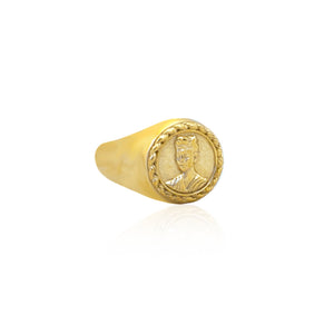 Frida Kahlo Signet Ring from Luna and Rose Jewellery made in Bali