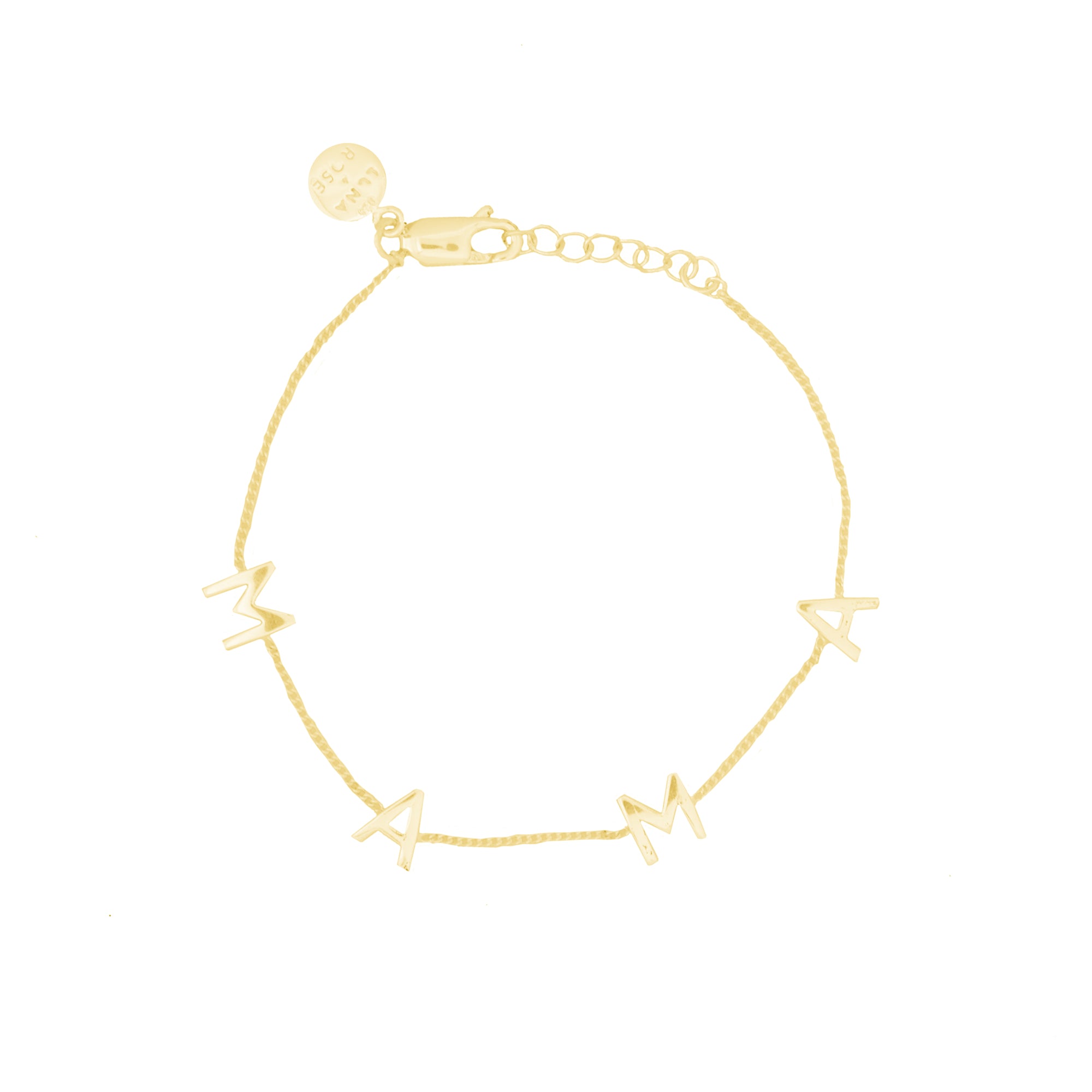 Luna & Rose Sustainable Jewellery MAMA Bracelet - Gold