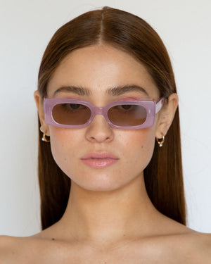 Lu Goldie - Salome Lavender Sunglasses
