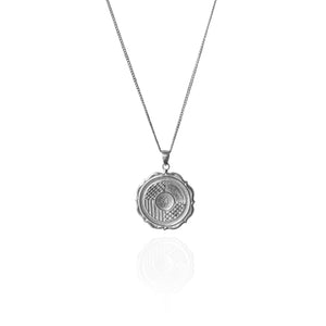 Serena Pendant Sterling Silver Heart Necklace