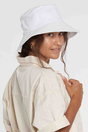 Bronte Bucket Hat - Coconut White