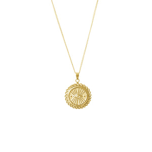 SUZANNE 'PROTECTION' NECKLACE PENDANT - GOLD