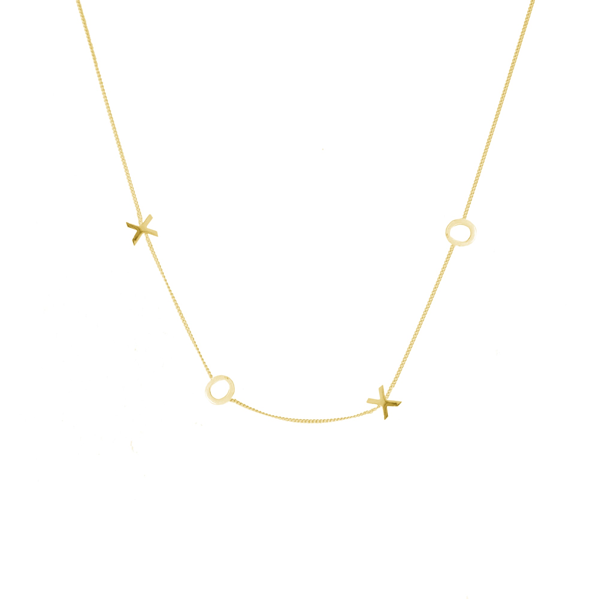 Luna & Rose XOXO Necklace - Gold