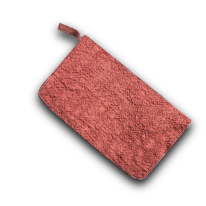 Travel Clutch in Organic Dyed Plant Based Material