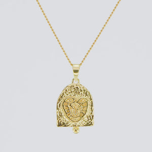 Leo Zodiac Pendant Gold Jewellery Luna & Rose