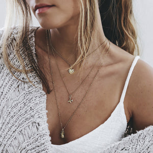 sustainable necklaces layering