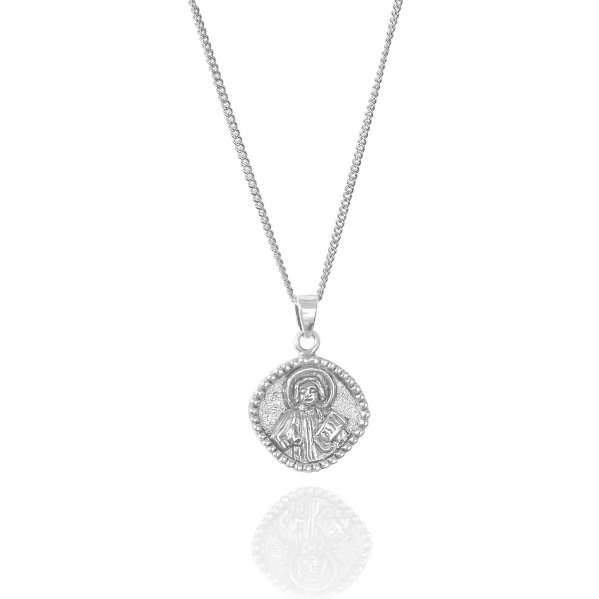 St John Pendant Necklace 925 Sterling Silver | Luna & Rose